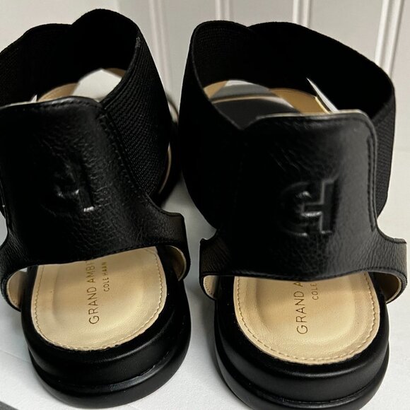 Cole Haan Grand Ambition Women's Mixed Media Flat Criss-Cross Sandals Size 6.5 - Picture 2 of 6